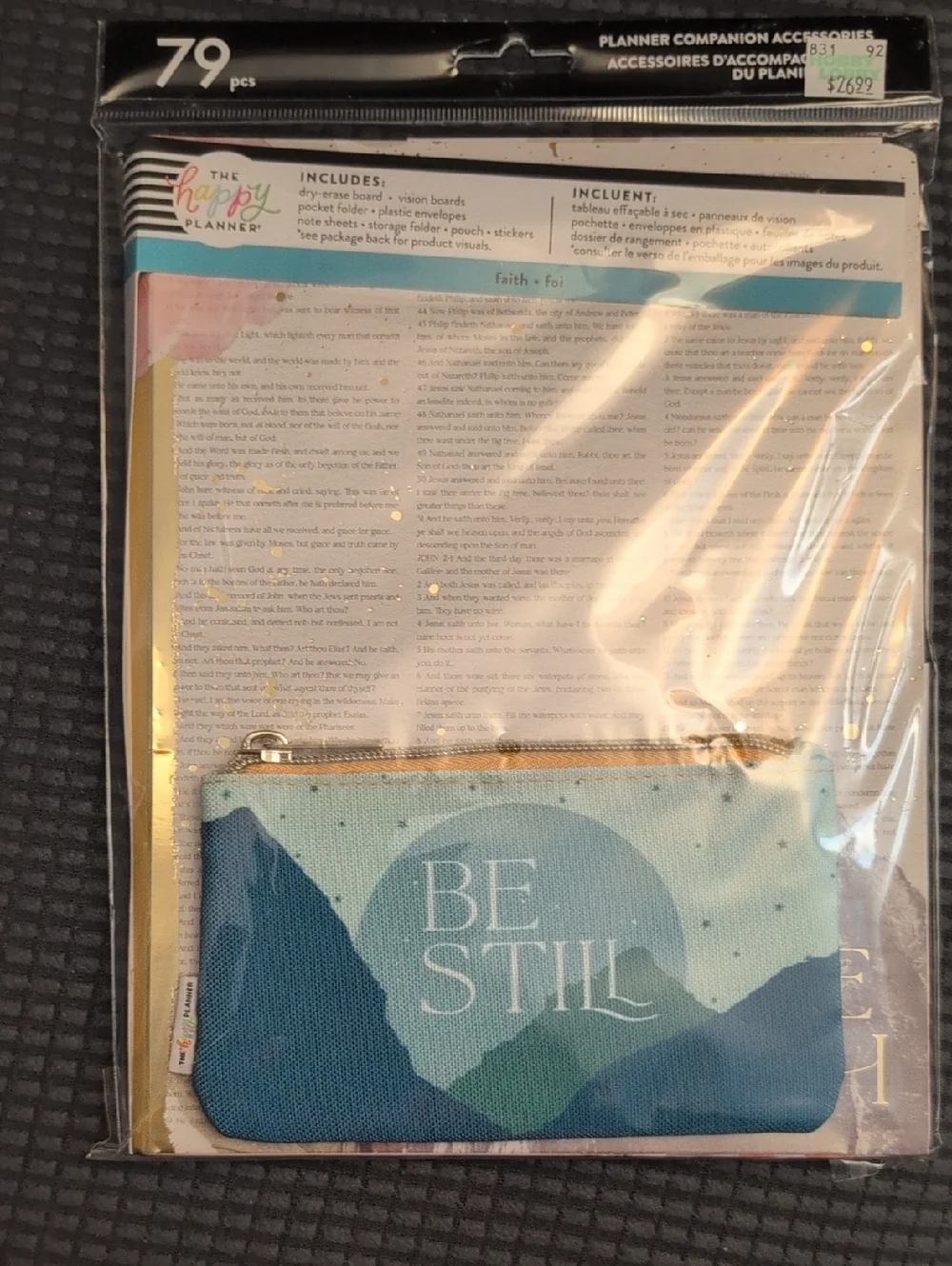 The Happy Planner Companion Accessories - Be Still Faith Edition